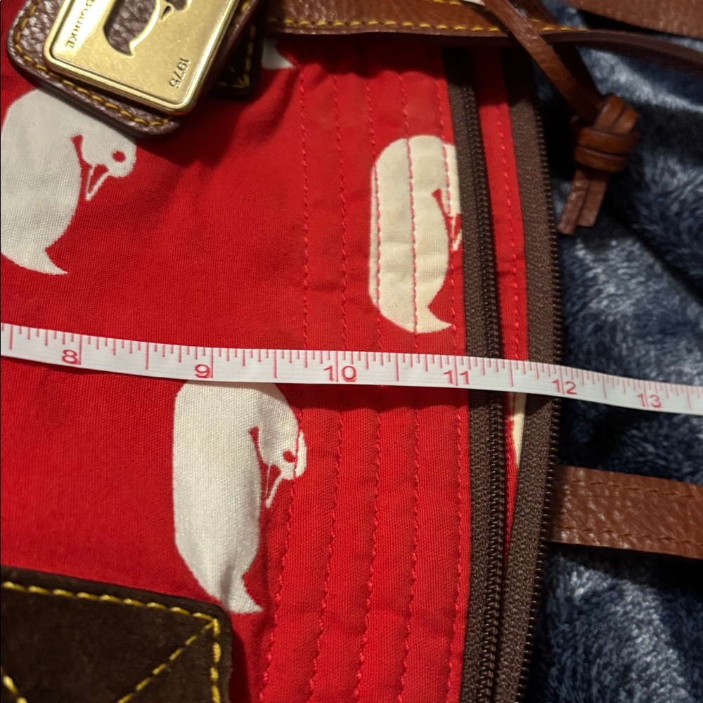Dooney & Bourke Duck Print travel Shoulder Bag - Picture 11 of 17